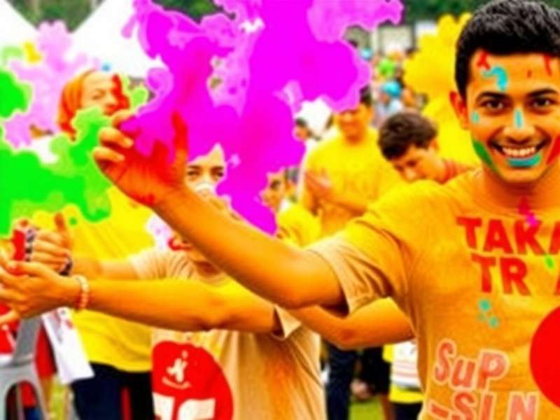 Color Blast Run Diwali Celebration Event Color Blast Run Diwali Event